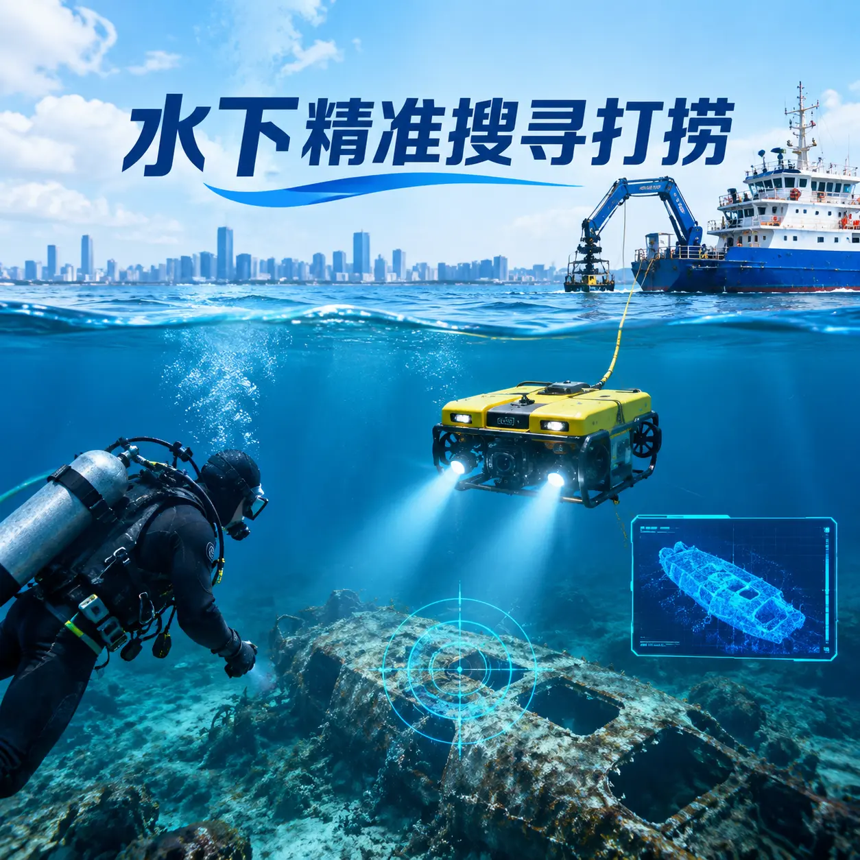 皋兰水下精准搜寻打捞